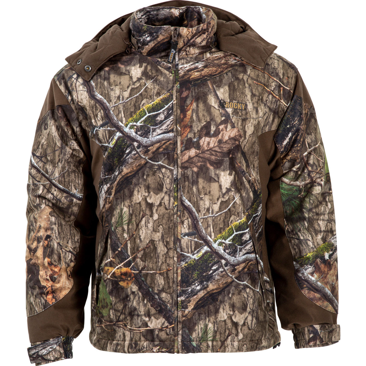 Men's Camo Print Water Repellent Insulated Jacket