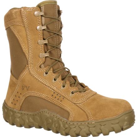 Coyote Brown Military Duty Boot, Rocky 