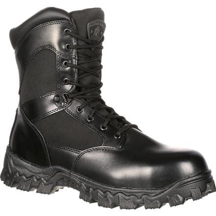 rocky alpha force waterproof public service boot