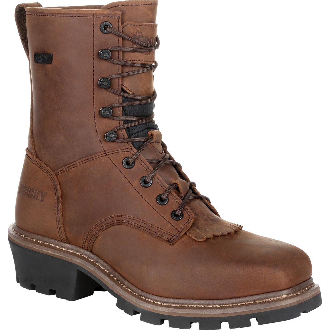 composite toe logger work boots