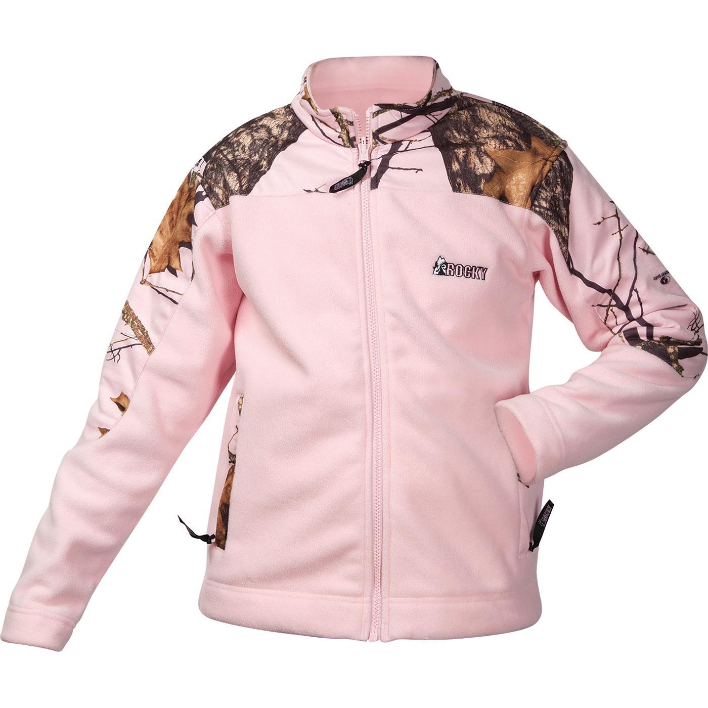 Rocky SilentHunter Girls' Pink Camo Fleece Jacket, HW00048
