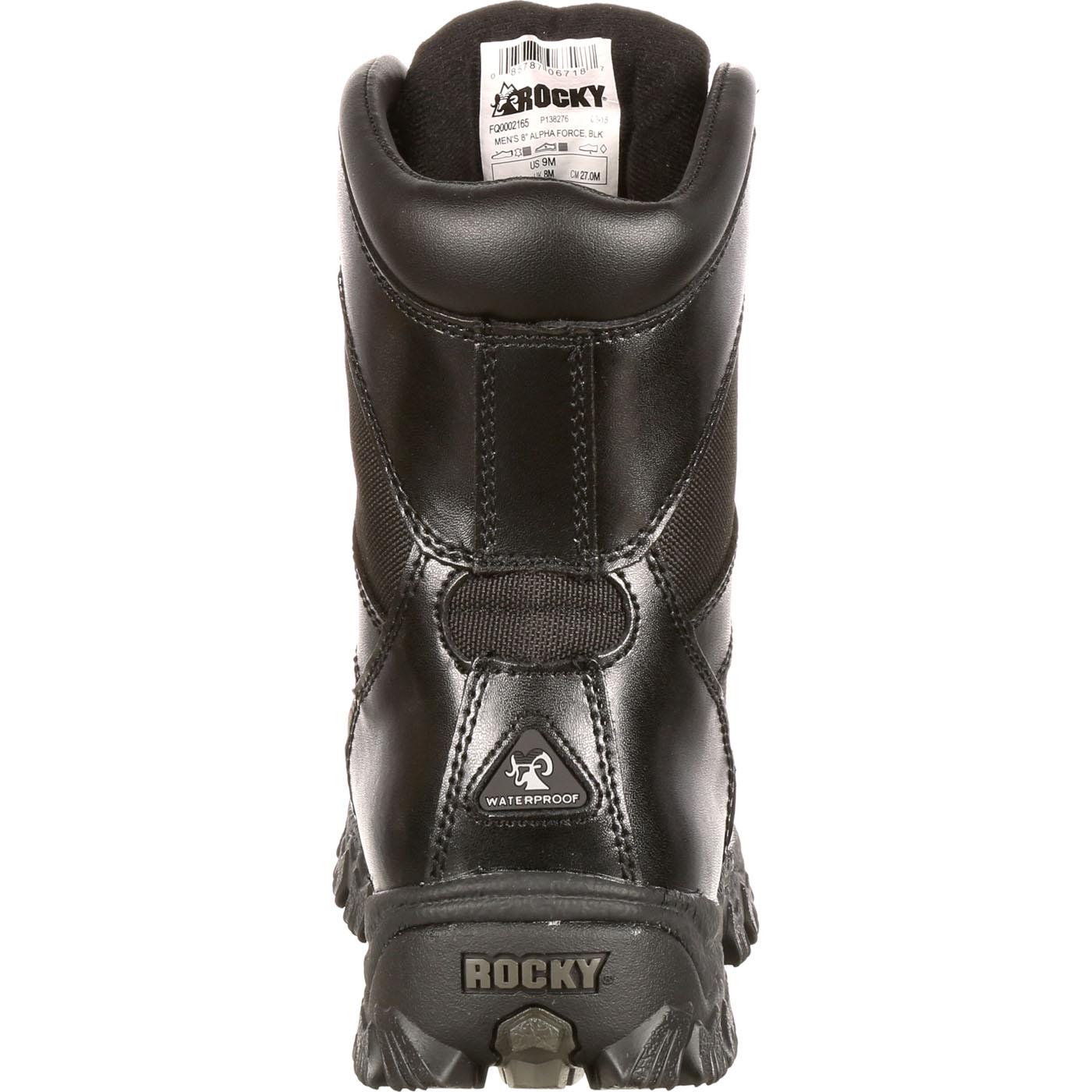 rocky men's alphaforce waterproof duty boots