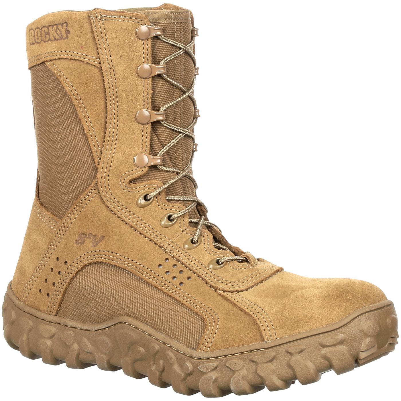 web Kolonel koelkast Rocky S2V: Steel Toe Tactical Military Boot, #RKC053