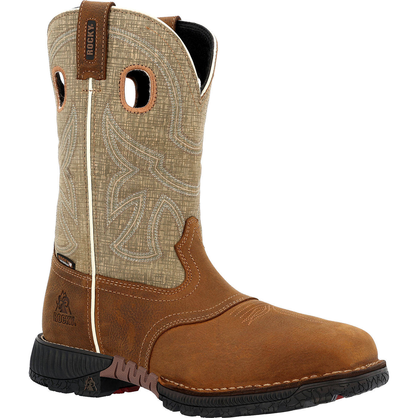 Rocky boots square discount toe