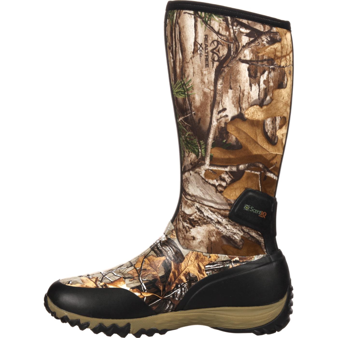insulated camo hunting boots