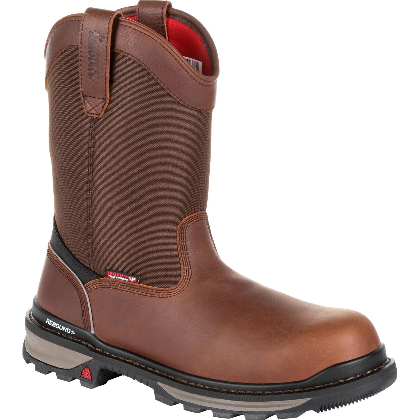 good pull on work boots