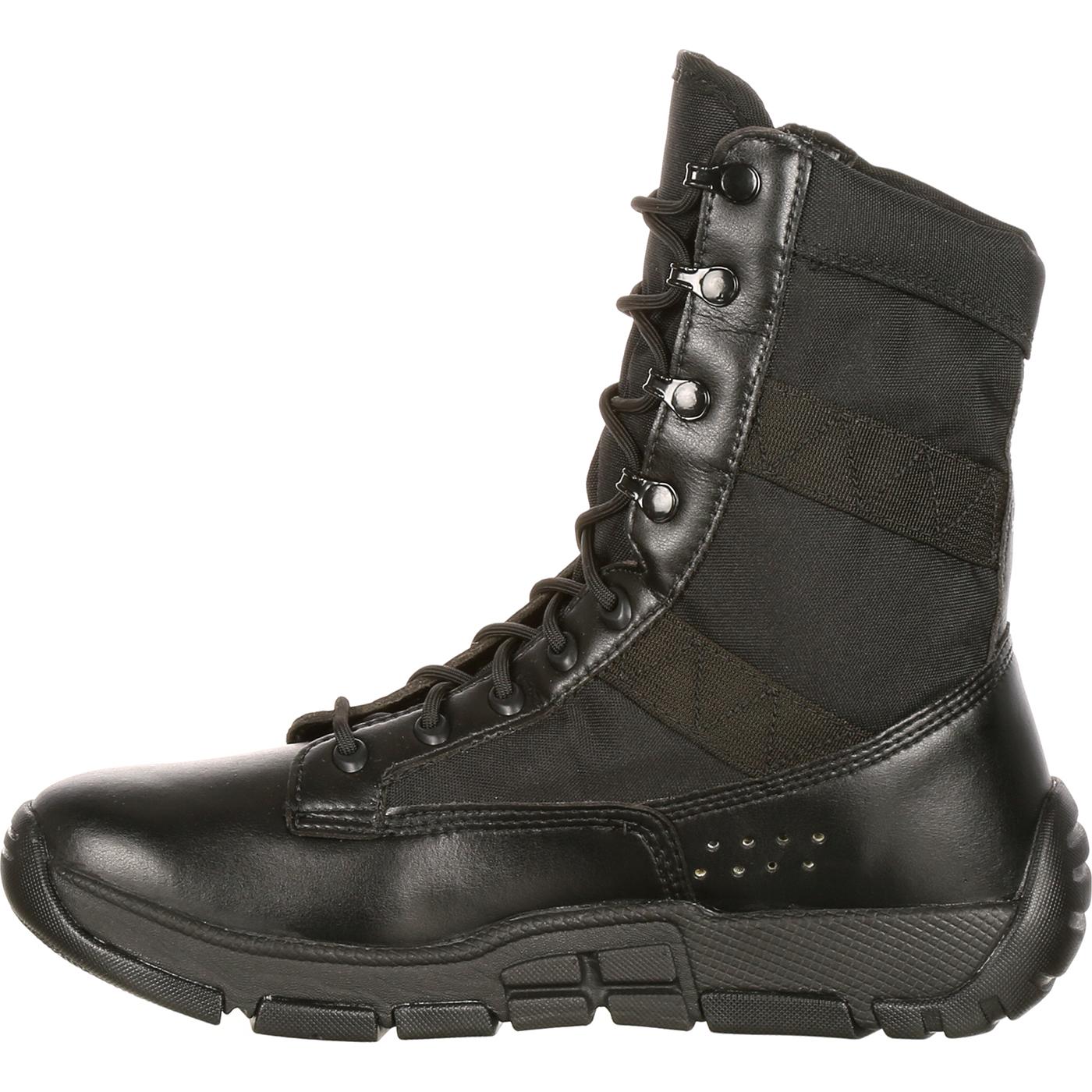 Rocky C4T - Men's Military Inspired Black Duty Boots, RY008