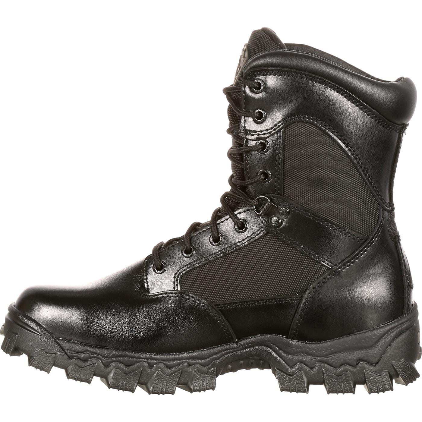 rocky alpha force waterproof public service boot