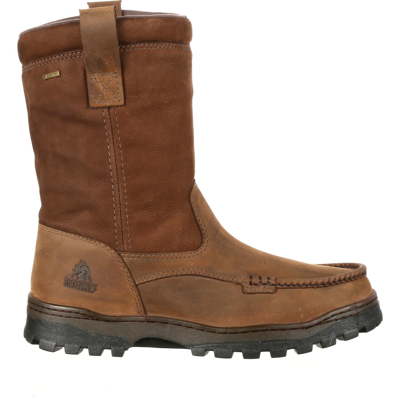 moc toe pull on boots