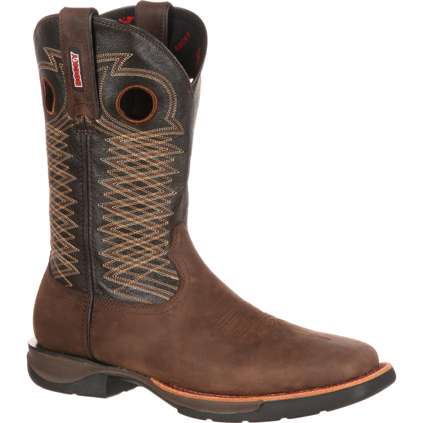 western boots steel toe
