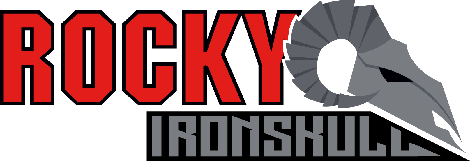 Rocky Iron Skull logo
